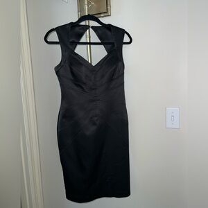 Like New, Jessica Simpson Black Sheath Open Back Dress, Size 4